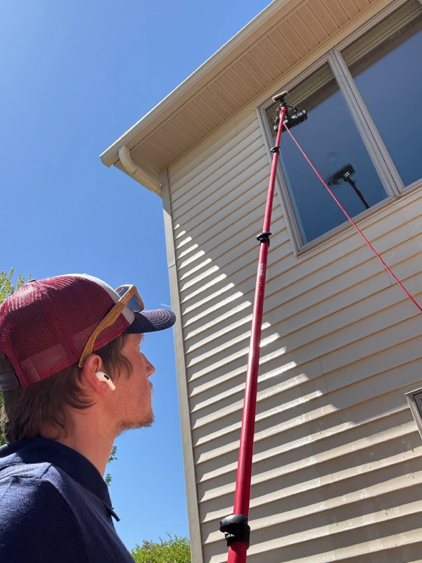 professional cleaning window